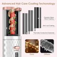 thumbnail image 5 of Unbound Cordless Auto Rotating Ceramic Hair Curler USB Rechargeable Automatic Curling Iron LED Display Temperature Wave Curler White Color, 5 of 5
