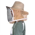 thumbnail image 4 of Beekeeper Hat Outdoor Beekeeper Cowboy Hat Breathable Fireproof Beekeeping Veil  Face Head Protector, 4 of 8