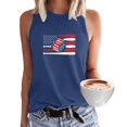 thumbnail image 5 of Birdeem Womens Sleeveless Top V-Neck Pullover Printing Vest, 5 of 5