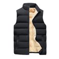 thumbnail image 1 of MAWCLOS Men Casual Solid Color Jacket Vest Winter Warm Puffer Outwear Black 4XL, 1 of 2