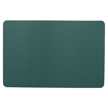 Rectangular Leather Placemat Solid Colour Faux Leather Placemats , Coffee Mats, Kitchen Table Mats, Easy To Clean Kitchen Table Mats
