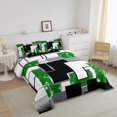 thumbnail image 3 of YST Geometric Sequins Down Comforter Set, Modern Geometry Grids, King, 3 of 6