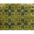 thumbnail image 4 of oneOone Georgette Viscose Fabric Check & Triangle Ikat Printed Fabric 1 Yard 42 Inch Wide, 4 of 4