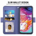 thumbnail image 2 of Samsung Galaxy A70 Case, Mobile Phone Leather Case PU Leather Cover Wallet Cell Phone Case Cover Compatible for Samsung Galaxy A70 Leather Case - Blue, 2 of 7