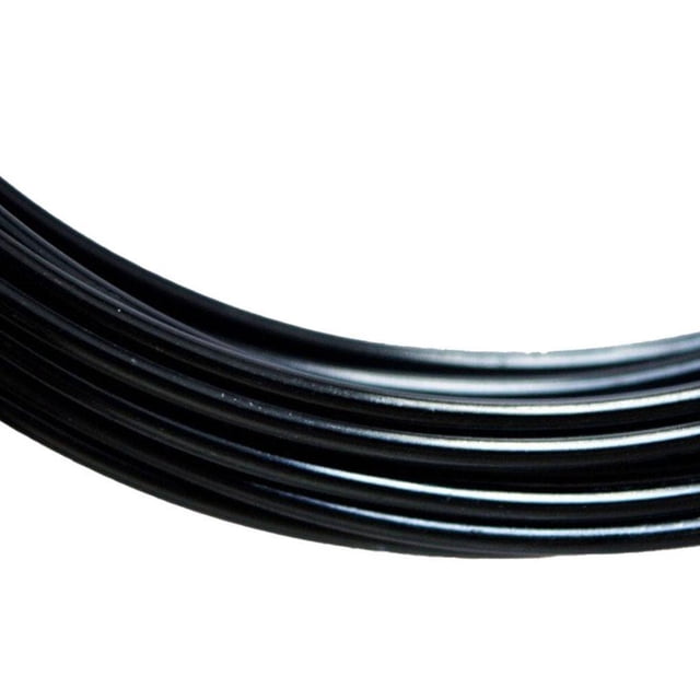 Aluminum Wire Thickness Bendable Wires Bike Easy Handy Installation Long-time to Use Handy Installation Durability Rust-proof for Crafts DIY black