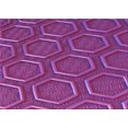 thumbnail image 1 of Ahgly Tapis Rectangulaire Lavable en Machine Intérieur Transitionnel Moyen Violet Rouge Rose, 2 Pieds x 5 Pieds, 1 of 7