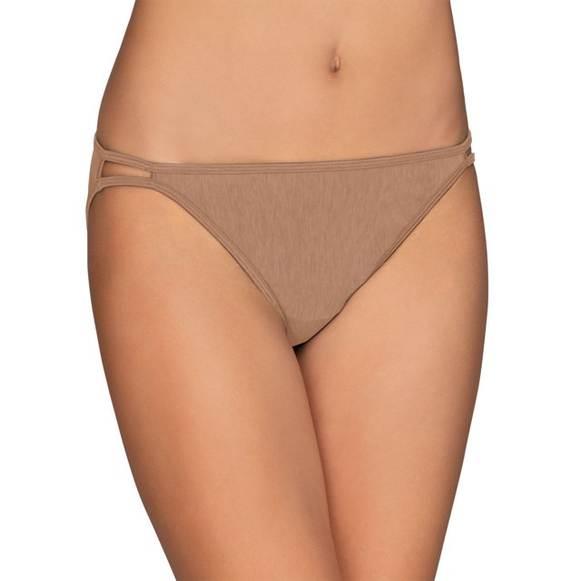 Vanity Fair Bikini String pour Femmes Body Shine Illumination, 7, NH Totally Tan