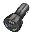 thumbnail image 2 of 3 USB Ports QC3.0 Quick Charging Car Cigarette Lighter Phone Charger Adapter, 2 of 8