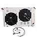 thumbnail image 3 of 4 Row All Aluminum Radiator+2X12" Fans Shroud+Thermostat Kits For 1977-1982 Chevy Corvette C3 350 305 V8, 3 of 4
