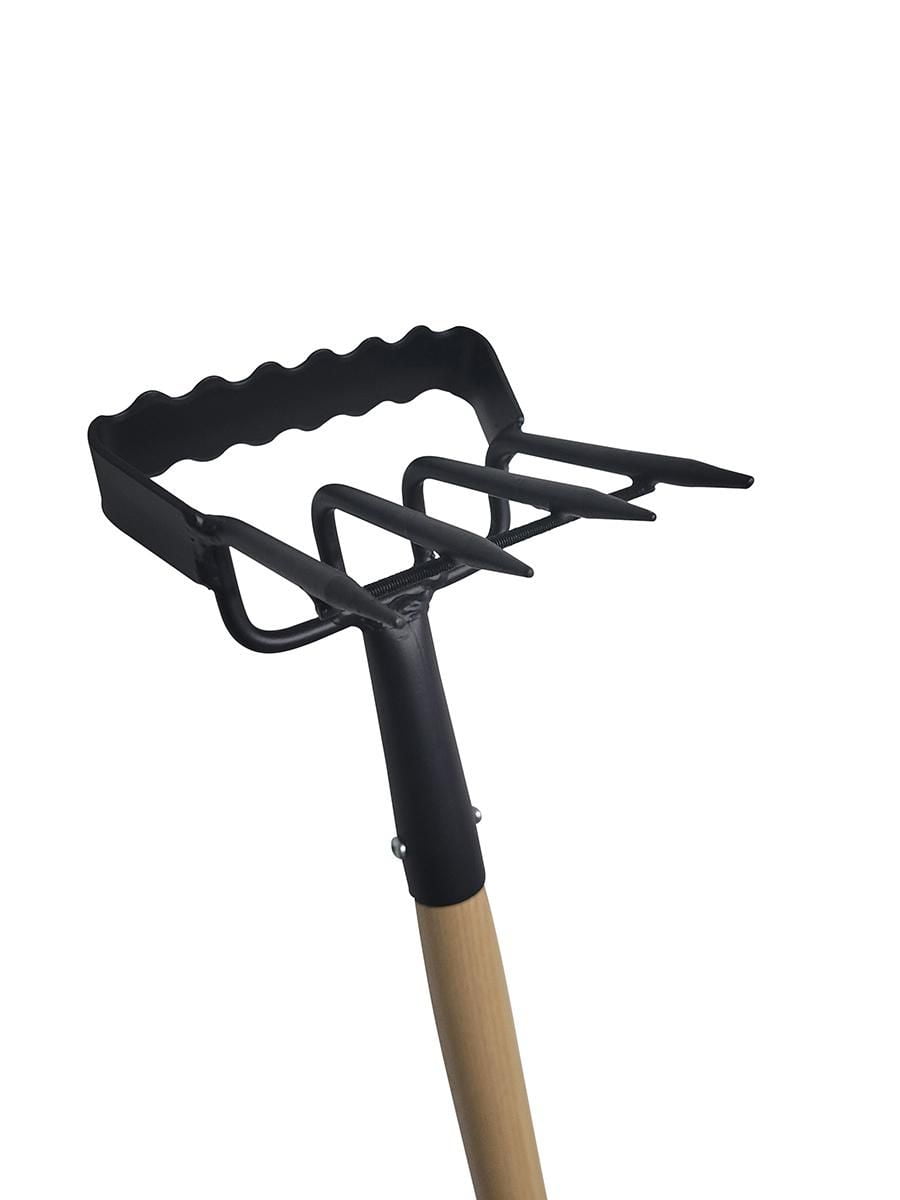 Cultivateur de jardin et  râteau de jardin à 8 dents lot de deux par Farm Tuff