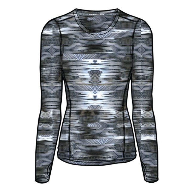 Duofold Femmes Varitherm Dos Brossé Manches Longues Crew, m, Châteaux de Glace Blancs