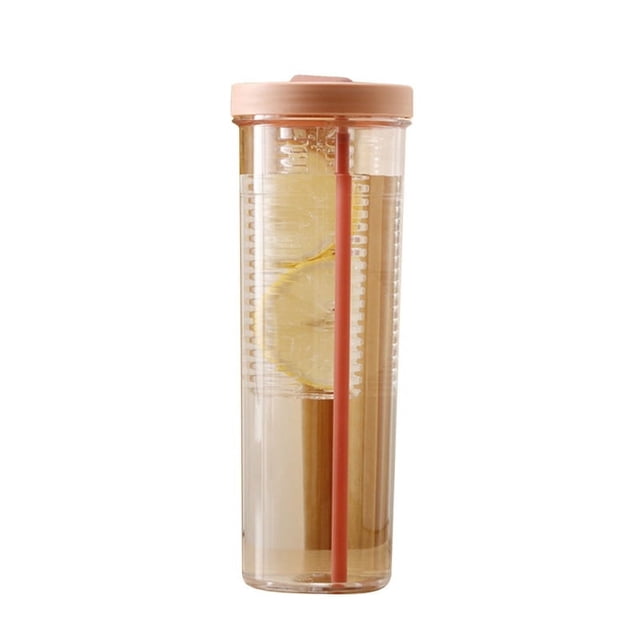 Foldable Straw Water Bottle Fruit Infuser Water Bottle With Straw Reusable Water Bottles Simply Modern Water Bottle