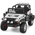 thumbnail image 1 of Gymax 12V Electric Kids Ride On Car Truck w/ MP3 Horn 2.4G Remote Control White, 1 of 10