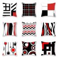 thumbnail image 3 of 2 Pcs Abstract Cushion Cover Geometric Pillow Case Sofa Decorative, 45*45cm #25, 3 of 5
