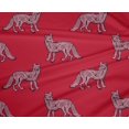 thumbnail image 4 of oneOone Polyester Lycra Fabric Fox Block Print Fabric By The Yard 56 Inch Wide, 4 of 4