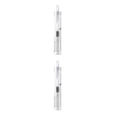 thumbnail image 2 of Wisewang Plastic Toothbrush Washable Reusable Sealed Handheld Tooth Brush Indoor Outdoor Holiday Hotel Teeth Washing Tool White 2Set, 2 of 6