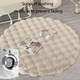 thumbnail image 4 of Area Rug Round Rug Contemporary Entry Rug Comfortable Floor Mat Doormat For Bedroom Porch Hallway Dorm Home Decoration, 4 of 6