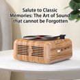 thumbnail image 4 of LSLJS Tourne-Disque Sans Fil Bluetooth Son Rétro Créatif Mini Portable Insert de Carte Petit Haut-Parleur Caisson de Basses Cadeau, Audio Bluetooth, 4 of 8