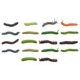thumbnail image 3 of 22Pcs Simulation Caterpillars Trick Kit Scary Caterpillars PVC Trick Toys, 3 of 9