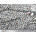 thumbnail image 2 of Soimoi Poly Georgette Fabric Diagonal Stripe,Cross Bones & Skull Decor Fabric Printed Yard 52 Inch Wide, 2 of 3