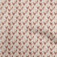 thumbnail image 1 of oneOone Cotton Poplin Peach Fabric Birds Rooster Sewing Craft Projects Fabric Prints By Yard 56 Inch Wide, 1 of 4