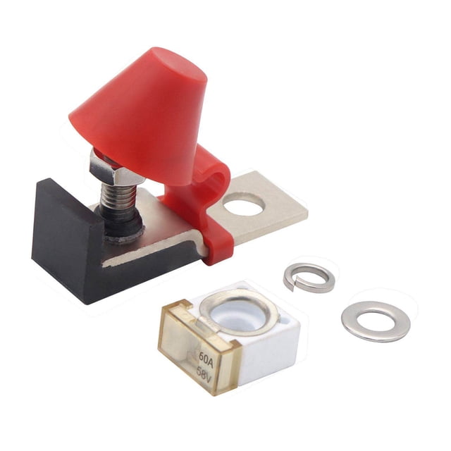 Mrbf Terminal Fuse Block Compact Marine Rated Battery Fuse Fuse Fuse Holder for Boat 60A
