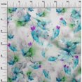 thumbnail image 2 of oneOone Polyester Lycra Fabric Flower Watercolor Printed Fabric 1 Yard 56 Inches Wide, 2 of 4