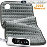Heating Pad-Electric Heating Pads for Back, Neck, Abdomen, Fast Heating To 150°F, Soft Flannel Blankets, Heated Pad For Shoulder, Knee, Hot Pad, Ideal Gift For Dad, Best for Lover, Mothers Day Gifts