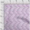 thumbnail image 2 of oneOone Viscose Chiffon Purple Fabric Writing Font Sewing Craft Projects Fabric Prints By Yard 42 Inch Wide, 2 of 4