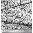 thumbnail image 2 of Soimoi Georgette Viscose Fabric Animal & Tree Fabric Prints by Yard 42 Inch Wide, 2 of 5