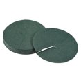 thumbnail image 1 of Unique Bargains 5.4' Round Nonwoven Tree Mulch Ring Mat Cover Plant Barrier, Dark Green 12 Pack, 1 of 1