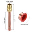 thumbnail image 2 of Unique Bargains 3/8 SAE Flare Male Thread Tubing Adapter Brass Pipe Fitting, 2 of 4