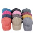 thumbnail image 3 of Casquette de Baseball Ajustable en Coton 100 % Lavé Teint Uni Femmes et Hommes, 3 of 25