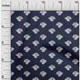 thumbnail image 1 of oneOone Viscose Chiffon Fabric Dot & Bird Block Print Fabric BTY 42 Inch Wide, 1 of 4