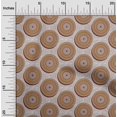 thumbnail image 2 of oneOone Rayon Brown Fabric Asian Block Fabric For Sewing Printed Craft Fabric By The Yard 56 Inch Wide, 2 of 4
