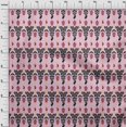 thumbnail image 3 of oneOone Polyester Lycra Fabric Stripe & Paisley Ikat Print Fabric BTY 56 Inch Wide, 3 of 4