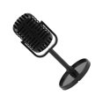 thumbnail image 1 of KIMISS Microphones Discours, Microphone Classique pour Tourner des Danse Spectacles Pratique Utiliser Microphone Accessoires Film, 1 of 8