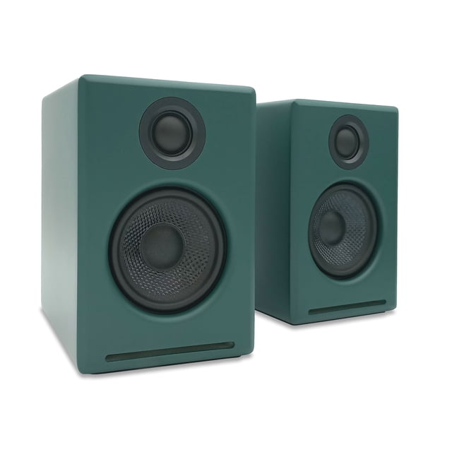 Audioengine A2 24 Bits Embauche des Haut-Parleurs de Bureau avec Bluetooth - Paire (Vert)