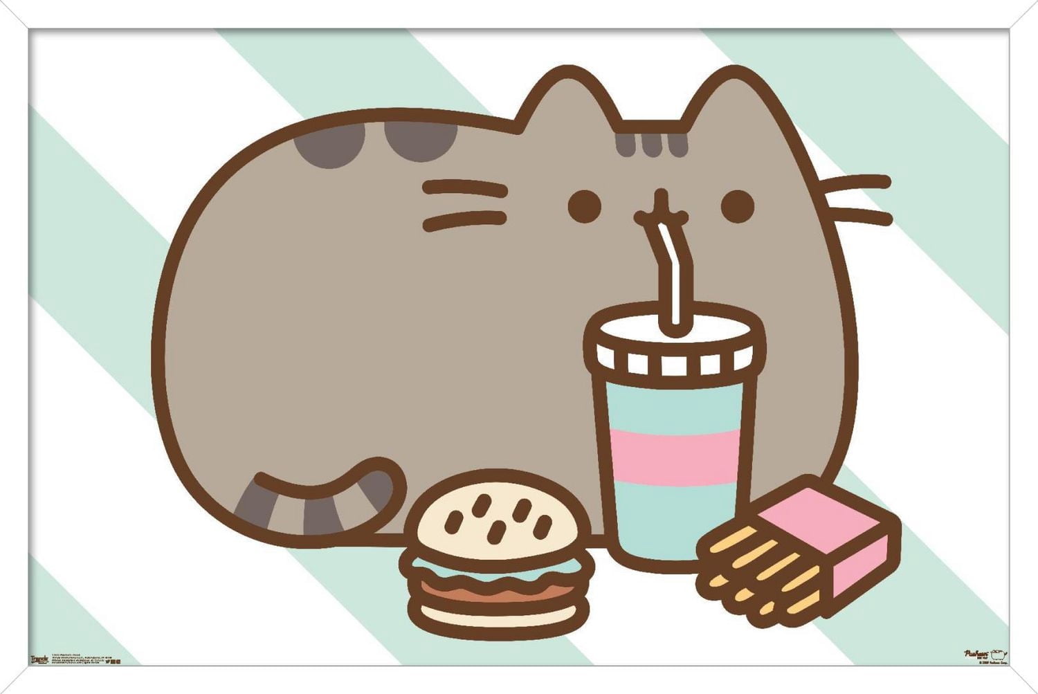 Pusheen - Food Wall Poster, 14.725" x 22.375"