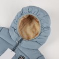 thumbnail image 4 of SYNPOS Manteau d'Hiver Épais à Capuche pour Petit Garçon Fille 4-5T, 4 of 9
