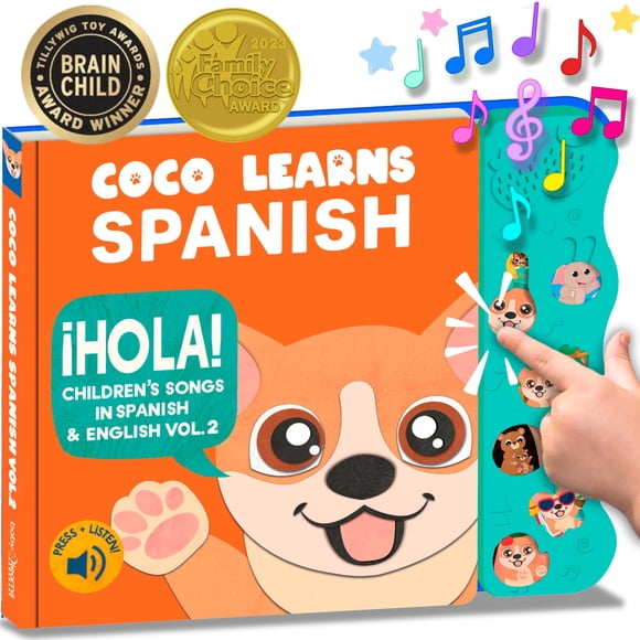 Spanish Livres pour Bébés Vol. 2, Livres Bilingues pour Bébés, Livres Spanish pour Enfants 1-3, Cuentos Infantiles en Español, Apprendre Spanish Livres pour Enfants et Tout-Petits, Livres pour Bébés Spanish 0-6 Mois, Livres pour Bébés