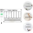 thumbnail image 3 of 1 Set Acrylic Dry Erase Board Clear Memo Board Hanging Display Board Weekly Planner Board, 3 of 6