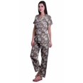 thumbnail image 2 of Moomaya Ensemble de Pyjama à Manches Courtes Imprimé pour Femmes Chemise de Nuit Boutonnée Imprimée, 2 of 6