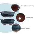 thumbnail image 3 of QJUHUNG 2 Pcs Large Outdoor Pots Plants  Clay Flower Ceramic Nursery Spring Decorations Tabletop Decorative Bowl, 3 of 6