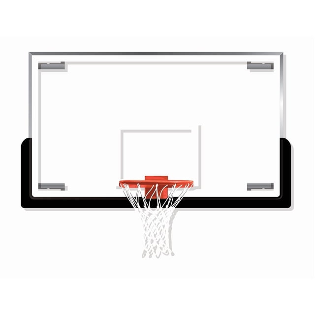 Bison, Inc. Duraskin Backboard Safety Padding for Rectangular Backboards, Black, 72"
