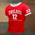 thumbnail image 4 of LUOGENLI T-shirts pour Homme pour Hommes T-Shirt Homme Imprimé Thème Angleterre T-Shirt Décontracté Col Rond T-Shirt Manches Courtes T-Shirt T-shirts pour Homme T-Shirt Graphique Vêtements d'Été Rouge TTG, 4 of 6