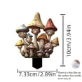 thumbnail image 3 of Binwennn 2D Acrylic Outdoor Stake Weather Easy Installation Versatile Display Modern Design Yard Signs Letters Alphabet Glitter Small Garden Flag Holder Solar Ground Lights Outdoor to Make Shoes Fit, 3 of 4