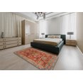 thumbnail image 4 of Ahgly Company Indoor Rectangle Abstract Orange Brown Abstract Area Rugs, 2' x 3', 4 of 6