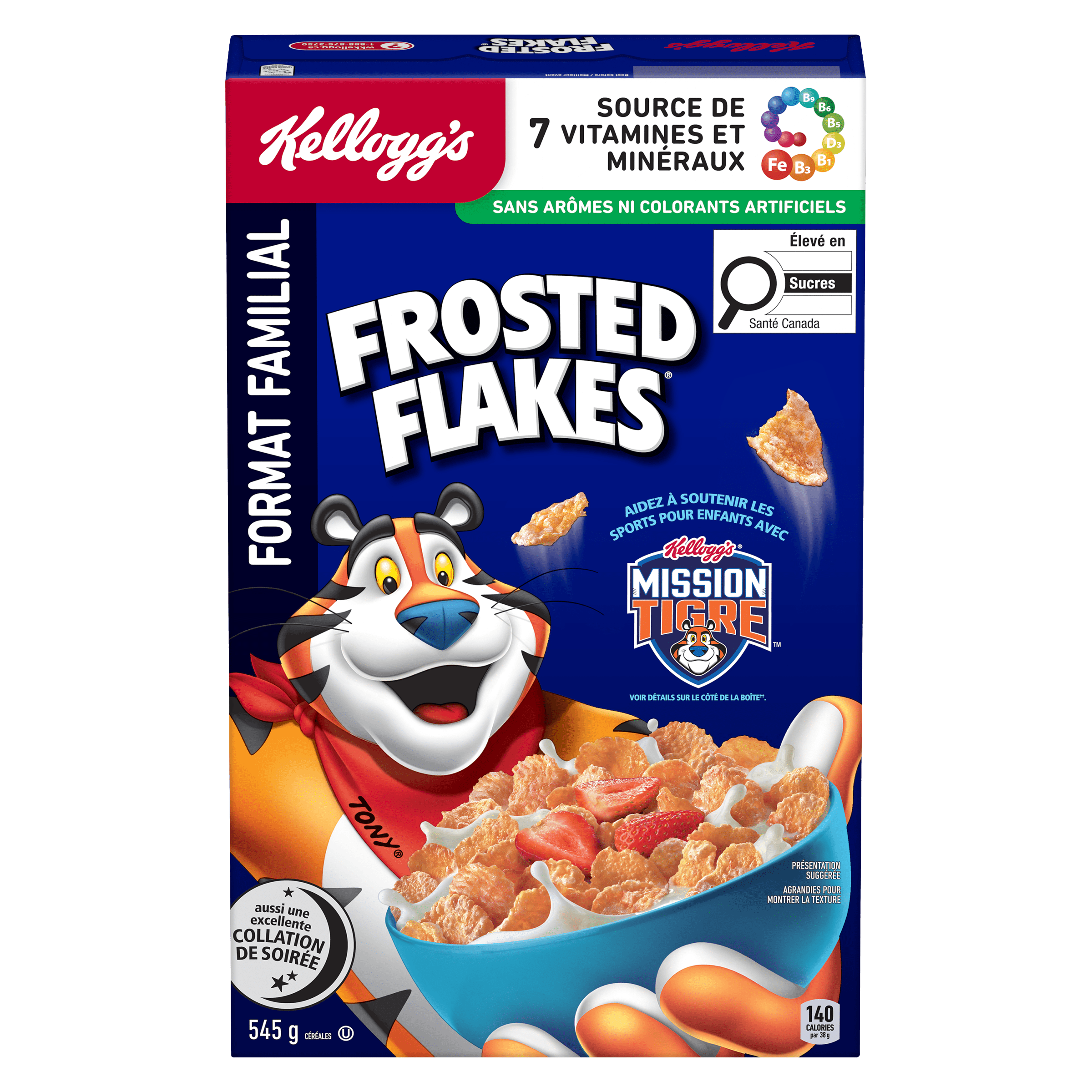Kellogg's Frosted Flakes® Cereal 545g- crispy flakes