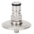 thumbnail image 3 of Silver Connector Gas Post,  Clamp Adapter, 1.5in Triple Clamp For Brewer Fitting Replacement Parts Brewing Accessory, 3 of 8